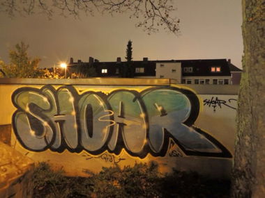 Graffiti Bombing - Photo by kieltaggsatnight - Shoar