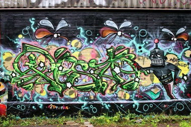 Graffiti Wall - Photo by kieltaggsatnight - Pesto, 12, Drunks