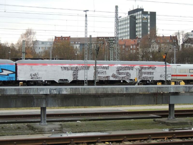 Graffiti Train - Photo by kieltaggsatnight - Tese, DSF (2013)