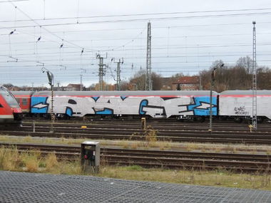 Graffiti Train - Photo by kieltaggsatnight - Rage, DSF (2013)
