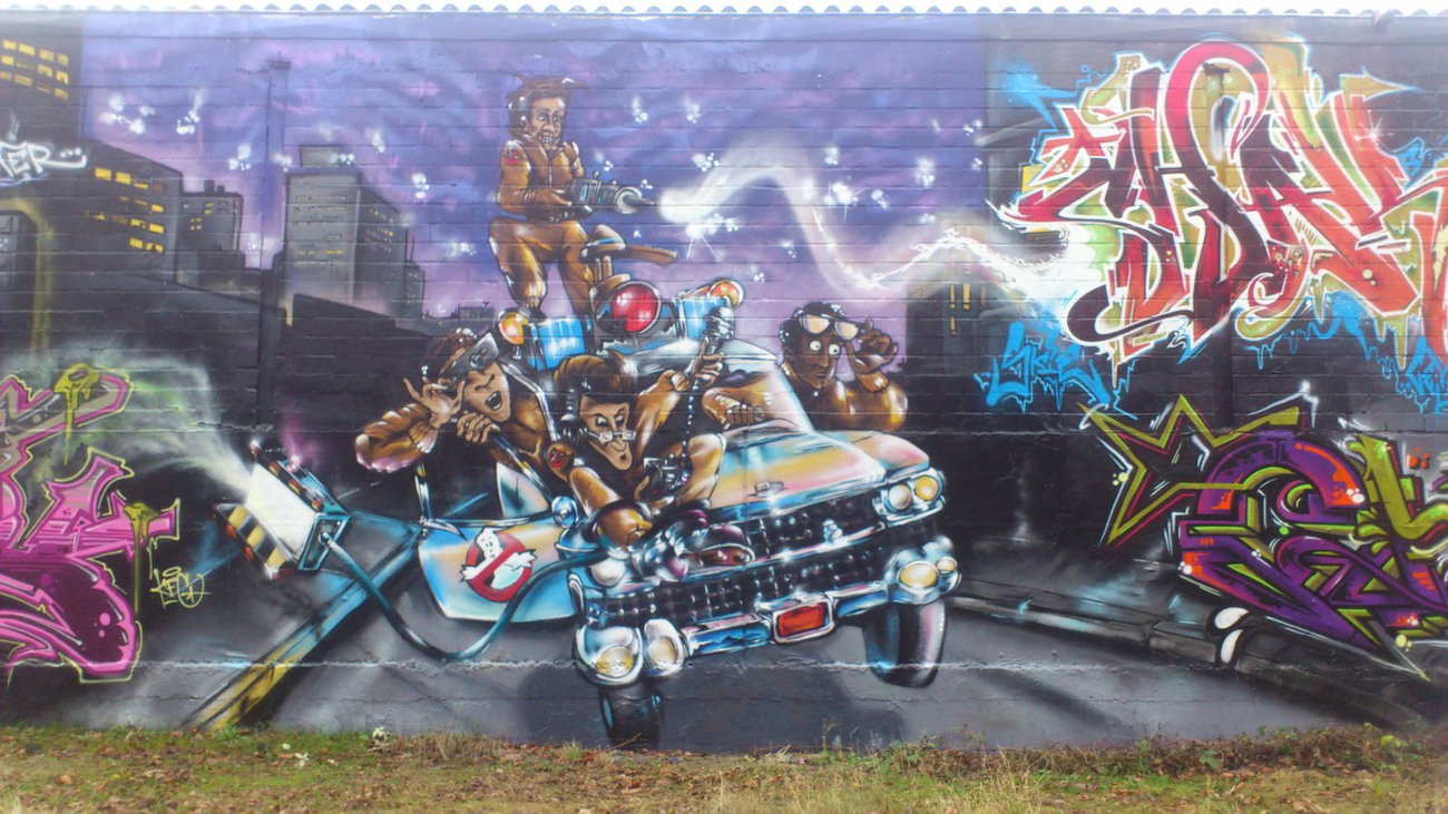 Graffiti Wall - Photo by kieltaggsatnight - KFC, OHA (2013)