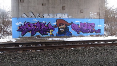 Graffiti Wall - Photo by kieltaggsatnight - Bfor, Profil, OBK