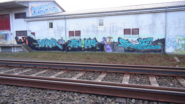 Graffiti Wall - Photo by kieltaggsatnight - Mazar, GND, Mücke (2013)