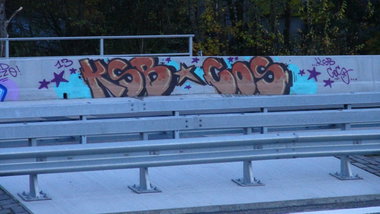 Graffiti Wall - Photo by kieltaggsatnight - KSB, COS