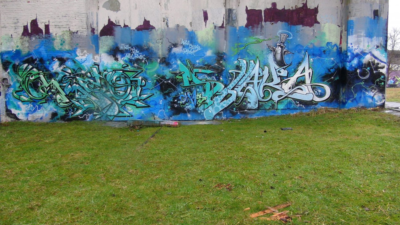 Graffiti Wall - Photo by kieltaggsatnight - Chedo, KFC, Shaka