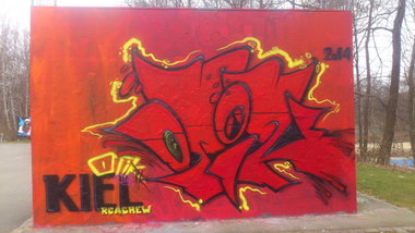 Graffiti Wall - Photo by kieltaggsatnight - Otik (2014)