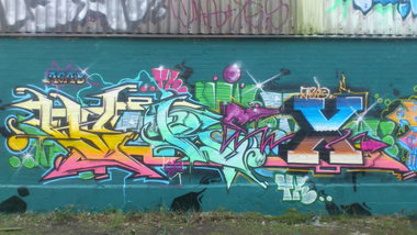 Graffiti Wall - Photo by kieltaggsatnight - Trex (2014)