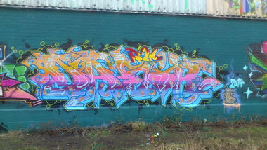Graffiti Wall - Photo by kieltaggsatnight - Dasir (2014)
