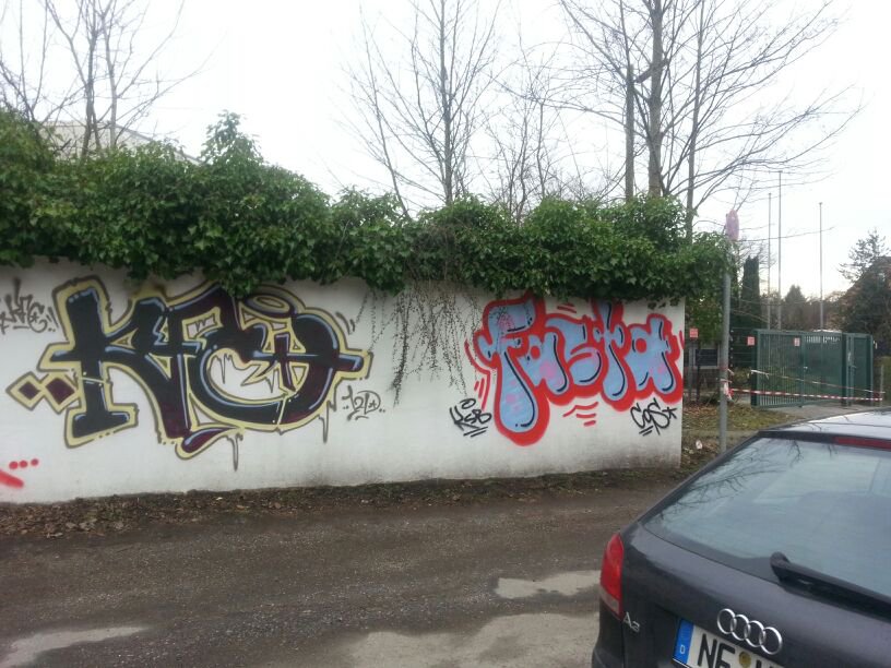 Graffiti Wall - Photo by kieltaggsatnight - KFC, FASTA (2014)