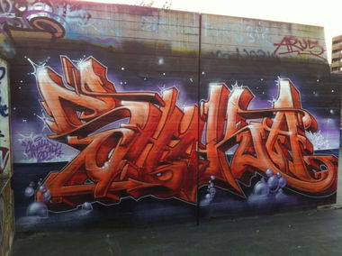 Graffiti Wall - Photo by kieltaggsatnight - Shaka (2014)