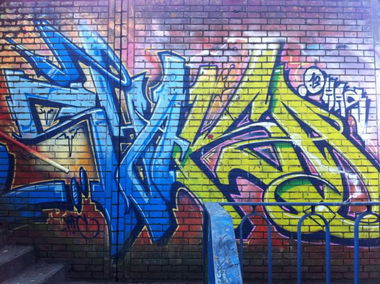 Graffiti Wall - Photo by kieltaggsatnight - Shaka (2014)