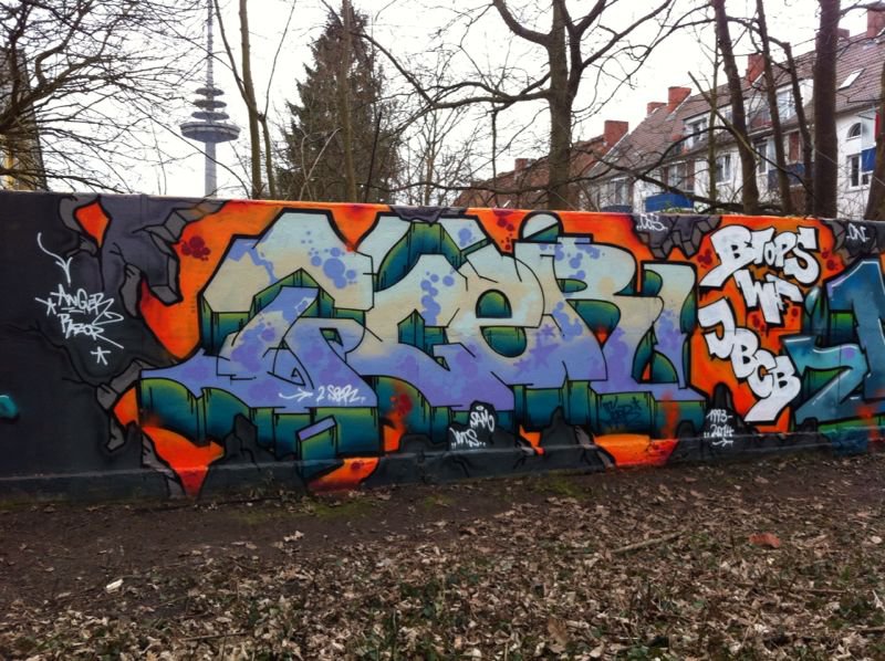 Graffiti Wall - Photo by kieltaggsatnight - Tiger (2014)