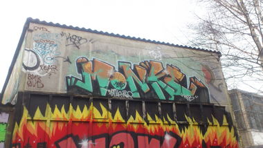 Graffiti Wall - Photo by kieltaggsatnight - Monke, KSB