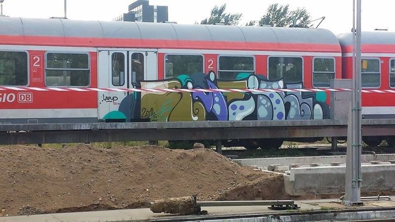 Graffiti Train - Photo by kieltaggsatnight - RÄTSEL (2014)