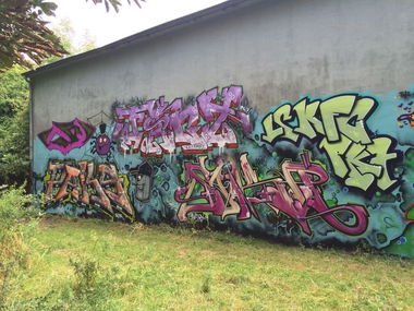 Graffiti Wall - Photo by kieltaggsatnight - SHAKA, FÄGY, PAKS (2014)