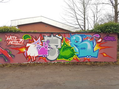 Graffiti Wall - Photo by kieltaggsatnight - Syter (2017)