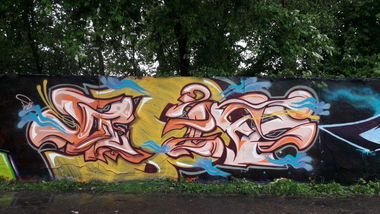 Graffiti Wall - Photo by kieltaggsatnight - Obis, ls (2018)