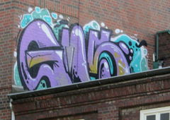 Graffiti Bombing - Photo by kieltaggsatnight - Gms, Hamburg (2016)