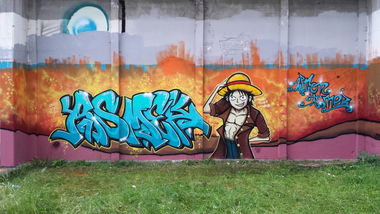 Graffiti Wall - Photo by kieltaggsatnight - Asmek, Aktion (2014)