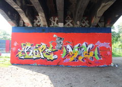 Graffiti Wall - Photo by kieltaggsatnight (2018)