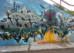 Graffiti Wall - Photo by kieltaggsatnight - Wery, kdp, aktion (2018)
