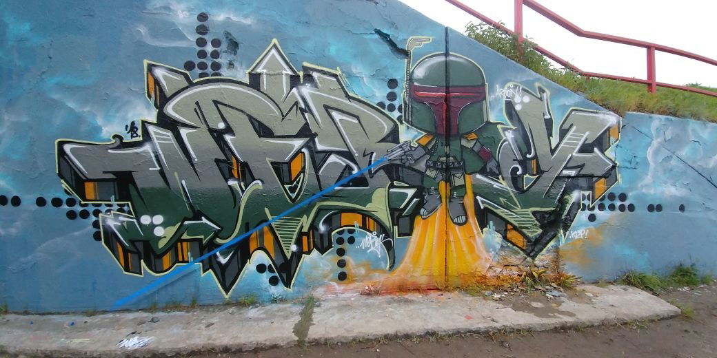 Graffiti Wall - Photo by kieltaggsatnight - Wery, kdp, aktion (2018)