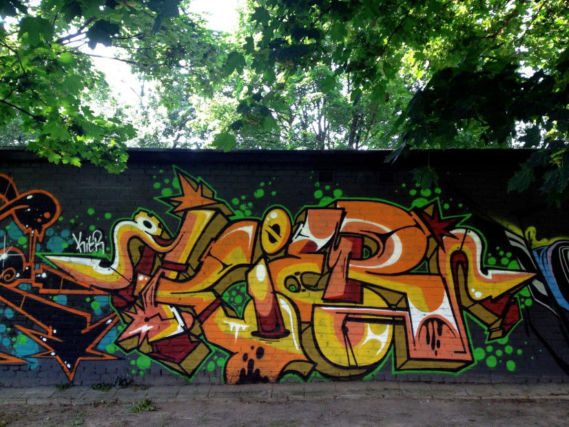 Graffiti Wall in Lublin - Photo by kier - kier (2013)