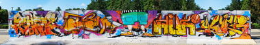 Graffiti Wall - Photo by kier - phems, click, hook (2014)