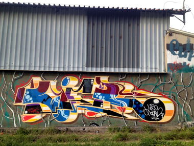 Graffiti Wall - Photo by kier - kier, knzr (2014)