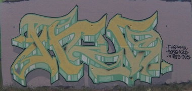 Graffiti Wall - Photo by kildthekid - FHG, Frog, Hunters (2014)