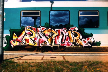 Graffiti Train - Photo by king - razor