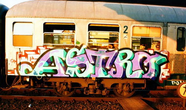 Graffiti Train - Photo by king - astro