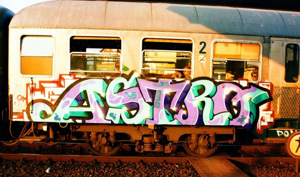 Graffiti Train - Photo by king - astro