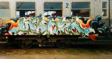 Graffiti Train - Photo by king