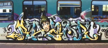 Graffiti Train - Photo by king - razor