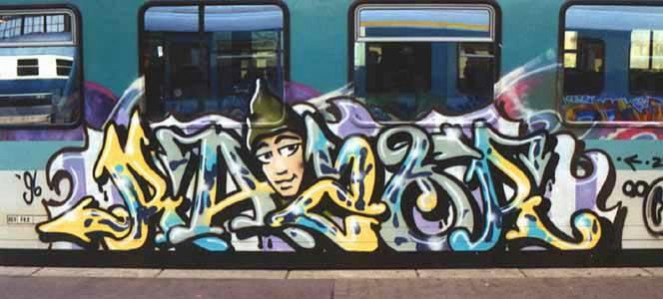 Graffiti Train - Photo by king - razor