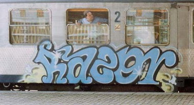 Graffiti Train - Photo by king - razor