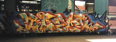 Graffiti Train - Photo by king - razor