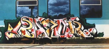 Graffiti Train - Photo by king - razor
