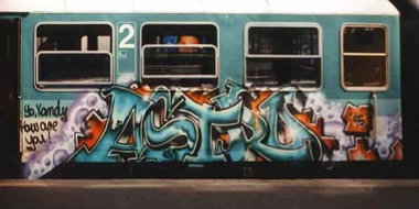 Graffiti Train - Photo by king - astro (1995)