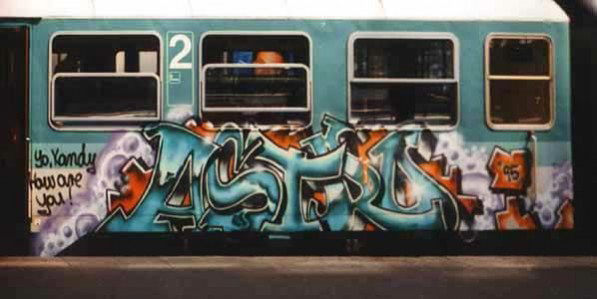 Graffiti Train - Photo by king - astro (1995)