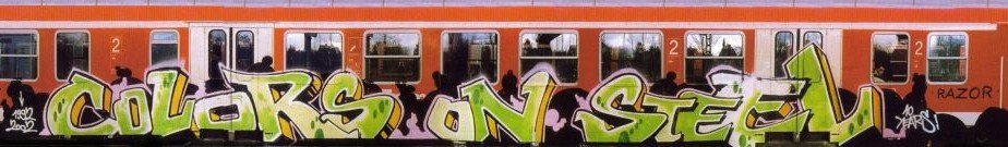 Graffiti Train - Photo by king - cos