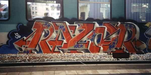 Graffiti Train - Photo by king - razor (1996)