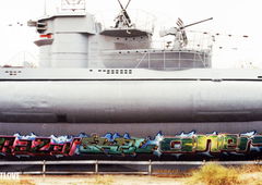 Graffiti Artwork in Kiel - Photo by king - razor, skel, aner (1998)