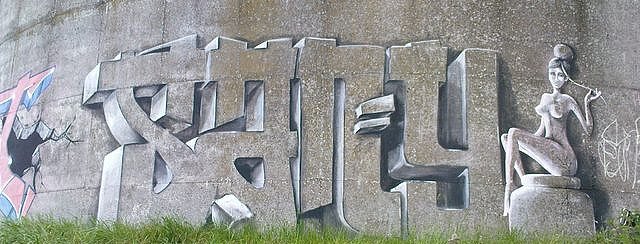 Graffiti Wall in Kiel - Photo by king - sany, zany