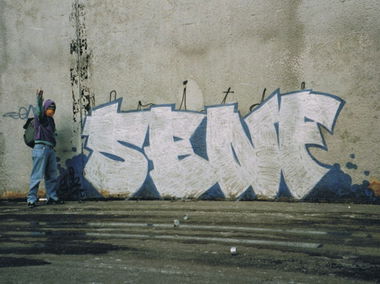 Graffiti Wall in Itzehoe - Photo by king - senf, alsen (1990)