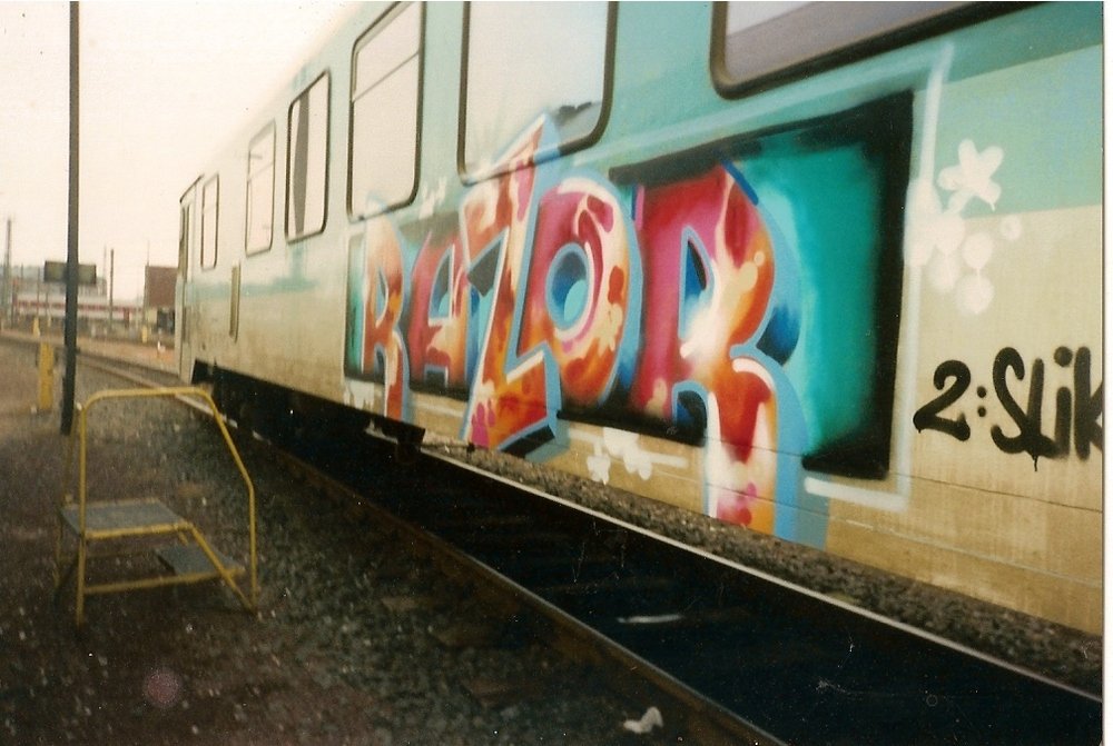 Graffiti Train - Photo by king - razor