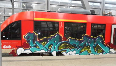 Graffiti Train - Photo by king - yazem, qvd