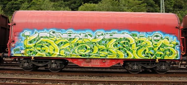 Graffiti Train in Köln - Photo by king - stero, 5tero