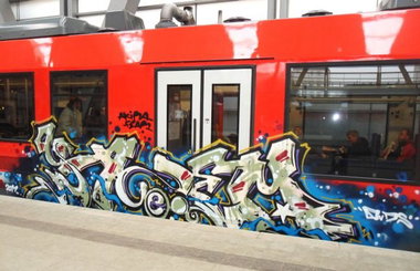 Graffiti Train - Photo by king - yazem